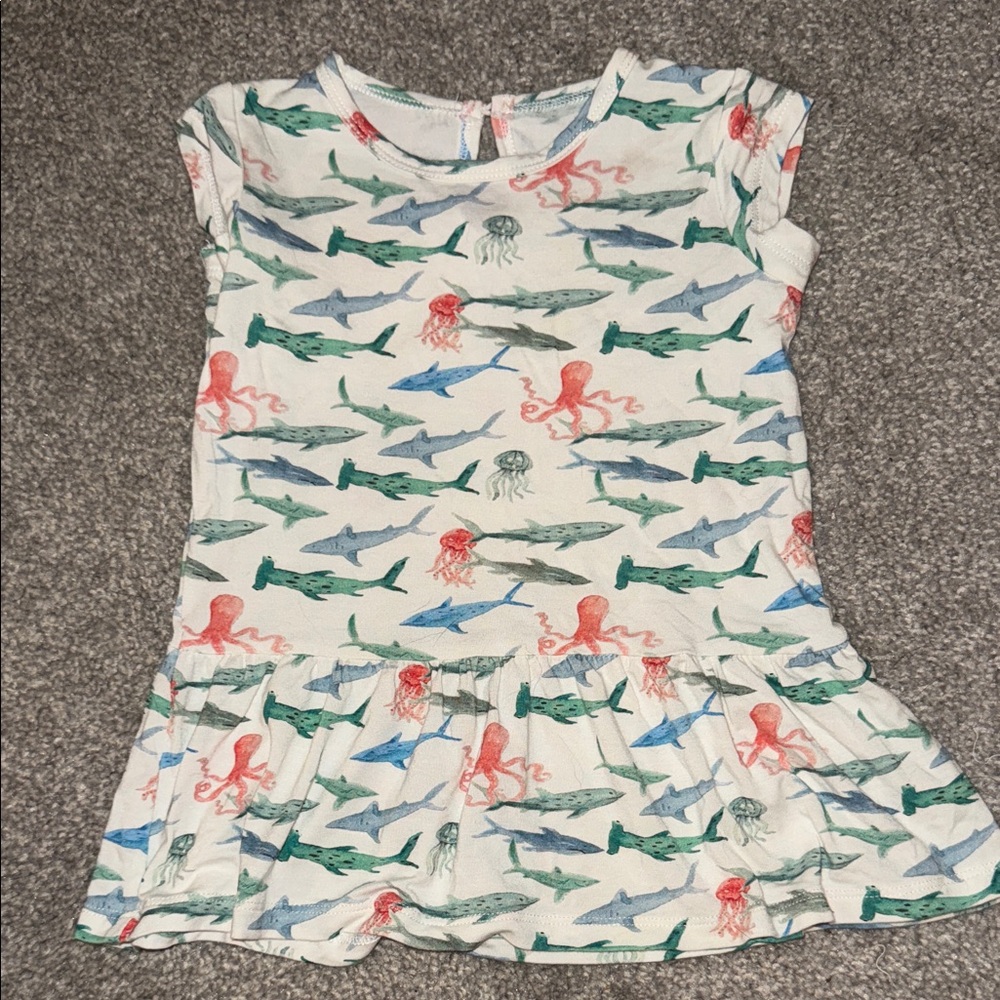 Tickety-Boo Ocean Print Dress